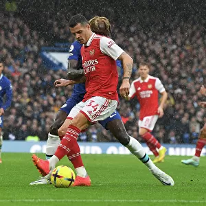 Granit Xhaka in Action: Chelsea vs. Arsenal, Premier League 2022-23