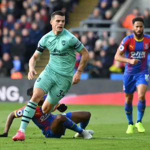 Granit Xhaka in Action: Crystal Palace vs Arsenal, Premier League 2018-19
