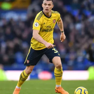 Granit Xhaka in Action: Everton vs Arsenal, Premier League 2019-20