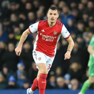 Granit Xhaka in Action: Everton vs Arsenal, Premier League 2020-21