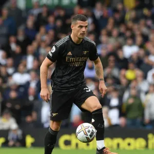 Granit Xhaka in Action: Leeds United vs. Arsenal, Premier League 2022-23 Granit Xhaka in Action: Leeds United vs. Arsenal, Premier League 2022-23