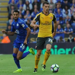 Granit Xhaka: In Action Against Leicester City, Premier League 2016-17 Granit Xhaka: In Action Against Leicester City, Premier League 2016-17