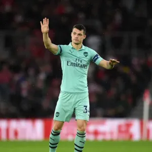 Granit Xhaka in Action: Southampton vs Arsenal, Premier League 2018-19