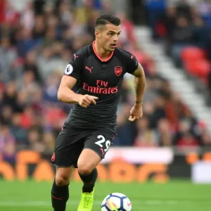 Granit Xhaka in Action: Stoke City vs Arsenal, Premier League 2017-18