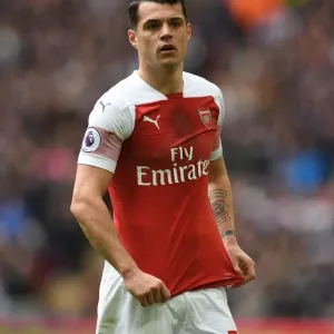 Granit Xhaka: In Action at the Tottenham vs. Arsenal Premier League Clash, 2018-19