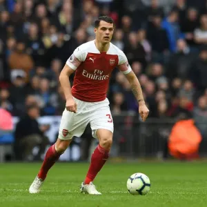 Granit Xhaka in Action: Tottenhotspur vs Arsenal, Premier League 2018-19
