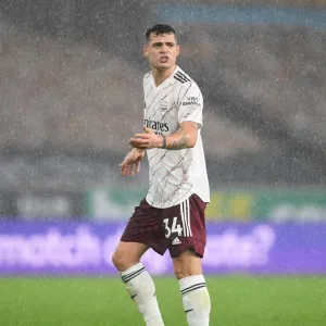 Granit Xhaka in Action: Wolverhampton Wanderers vs. Arsenal, Premier League 2020-21 Granit Xhaka in Action: Wolverhampton Wanderers vs. Arsenal, Premier League 2020-21