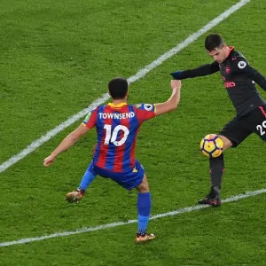 Granit Xhaka (Arsenal) Andros Townsend (Palace) Granit Xhaka (Arsenal) Andros Townsend (Palace)