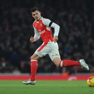 Granit Xhaka (Arsenal). Arsenal 0: 2 Southampton. EFL Cup. Quarter Final. Emirates Stadium Granit Xhaka (Arsenal). Arsenal 0: 2 Southampton. EFL Cup. Quarter Final. Emirates Stadium