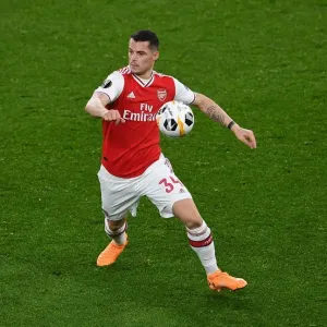 Granit Xhaka (Arsenal). Arsenal 1:2 Eintracht Frankfurt