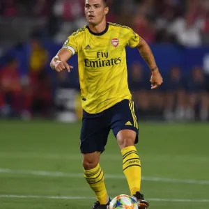 Granit Xhaka Print - Arsenal 2:1 Bayern Munich Pre Season Friendly Granit Xhaka Print - Arsenal 2:1 Bayern Munich Pre Season Friendly