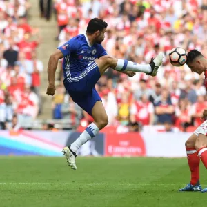 Granit Xhaka (Arsenal) Diego Costa (Chelsea)