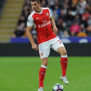 Granit Xhaka (Arsenal). Hull City 1: 4 Arsenal. Premier League. KCOM Stadium, Hull