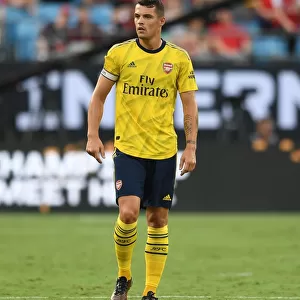 Granit Xhaka: Arsenal Star in Action against ACF Fiorentina at 2019 International Champions Cup, Charlotte
