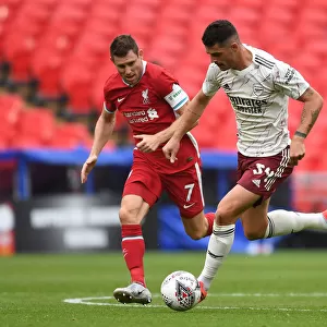 Granit Xhaka: Arsenal Star in Action against Liverpool - FA Community Shield 2020-21