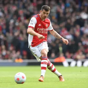 Granit Xhaka: Arsenal vs Brighton & Hove Albion, Premier League 2021-22