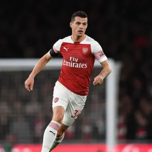 Granit Xhaka: Arsenal vs. Liverpool, Premier League 2018-19 Granit Xhaka: Arsenal vs. Liverpool, Premier League 2018-19
