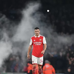 Granit Xhaka: Arsenal vs Manchester City, Premier League 2022-23 - In Action