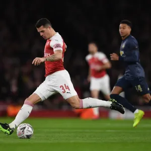 Granit Xhaka: Arsenal vs Manchester United - FA Cup Showdown Granit Xhaka: Arsenal vs Manchester United - FA Cup Showdown
