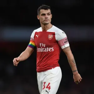 Granit Xhaka: Arsenal vs. Tottenham Battle in the Premier League 2018-19 Granit Xhaka: Arsenal vs. Tottenham Battle in the Premier League 2018-19