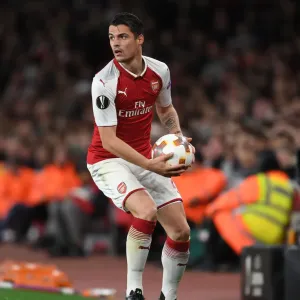 Granit Xhaka: Arsenal's Europa League Hero in Action against Atletico Madrid