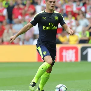 Granit Xhaka: Arsenal's Midfield Maestro in Action vs. Watford, Premier League 2016-17 Granit Xhaka: Arsenal's Midfield Maestro in Action vs. Watford, Premier League 2016-17