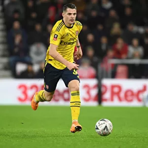 Granit Xhaka: Arsenal's Midfield Maestro Dazzles in FA Cup Victory over AFC Bournemouth
