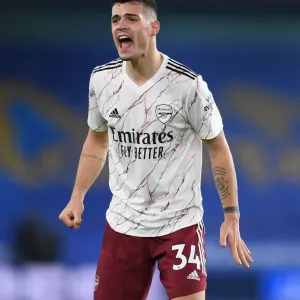 Granit Xhaka: Arsenal's Midfield Maestro Dazzles in Premier League Victory Against Brighton & Hove Albion