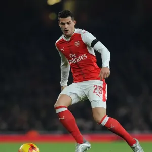 Granit Xhaka: Arsenal's Midfield Maestro in EFL Cup Battle Against Southampton Granit Xhaka: Arsenal's Midfield Maestro in EFL Cup Battle Against Southampton