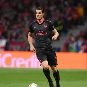 Granit Xhaka: Arsenal's Midfield Maestro in Europa League Battle against Atletico Madrid Granit Xhaka: Arsenal's Midfield Maestro in Europa League Battle against Atletico Madrid
