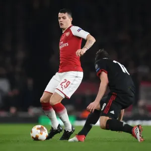 Granit Xhaka: Arsenal's Midfield Maestro in Europa League Clash Against AC Milan