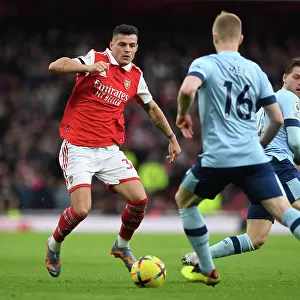Granit Xhaka: Arsenal's Midfield Maestro Shines in Premier League Clash Against Brentford