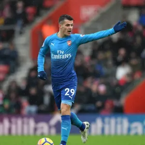 Granit Xhaka: Arsenal's Midfield Maestro Shines Against Southampton, Premier League 2017-18