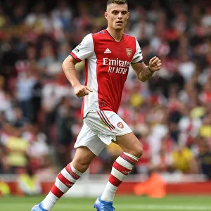 Granit Xhaka: Arsenal's Midfield Mastermind in Action against Chelsea, Premier League 2021-22