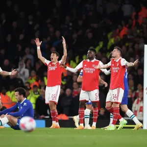Granit Xhaka: Arsenal's Midfield Mastermind in Action Against Chelsea, Premier League 2022-23 Granit Xhaka: Arsenal's Midfield Mastermind in Action Against Chelsea, Premier League 2022-23