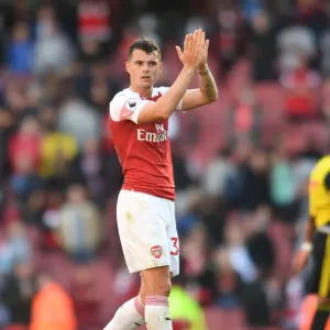Granit Xhaka: Arsenal's Steadfast Midfielder Amidst Arsenal FC vs. Watford FC Clash (September 2018)