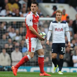 Granit Xhaka: Battle in the Derby - Arsenal vs. Tottenham, 2016-17 Premier League Granit Xhaka: Battle in the Derby - Arsenal vs. Tottenham, 2016-17 Premier League