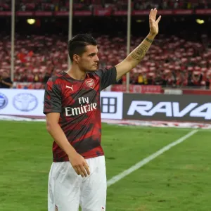Granit Xhaka Bids Farewell: Arsenal vs. Chelsea, Pre-Season Friendly in Beijing, 2017
