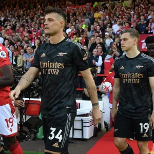 Granit Xhaka Gears Up: Nottingham Forest vs. Arsenal FC, Premier League 2022-23