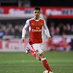 Granit Xhaka Leads Arsenal in FA Cup Battle against Sutton United