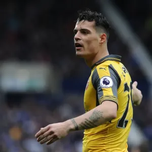 Granit Xhaka: Premier League Action Against West Bromwich Albion (2016-17)