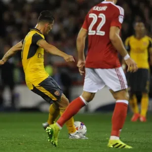 Granit Xhaka Scores for Arsenal in EFL Cup Clash against Nottingham Forest, 2016-17 Granit Xhaka Scores for Arsenal in EFL Cup Clash against Nottingham Forest, 2016-17