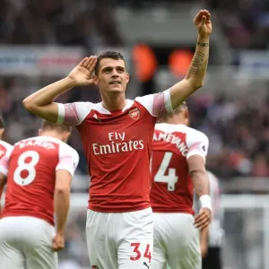 Granit Xhaka Scores First Goal: Arsenal's Triumph over Newcastle United (September 2018)