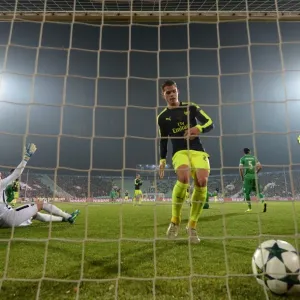 Granit Xhaka Scores First Goal: Arsenal's Victory Over Ludogorets Razgrad in UEFA Champions League