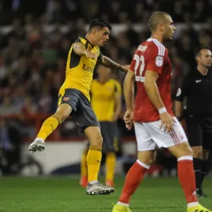Granit Xhaka Scores the Winner: Arsenal Advances in EFL Cup against Nottingham Forest Granit Xhaka Scores the Winner: Arsenal Advances in EFL Cup against Nottingham Forest