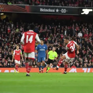 Granit Xhaka Scores the Winner: Arsenal FC vs. PSV Eindhoven, UEFA Europa League 2022-23 Granit Xhaka Scores the Winner: Arsenal FC vs. PSV Eindhoven, UEFA Europa League 2022-23