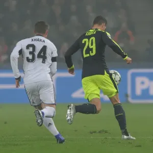 Granit Xhaka vs. Taulant Xhaka: Clash of the Siblings in FC Basel vs. Arsenal UEFA Champions League Match, 2016 Granit Xhaka vs. Taulant Xhaka: Clash of the Siblings in FC Basel vs. Arsenal UEFA Champions League Match, 2016