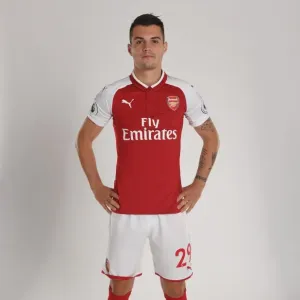Granit Xhaka's Arsenal Team Photocall 2017-18