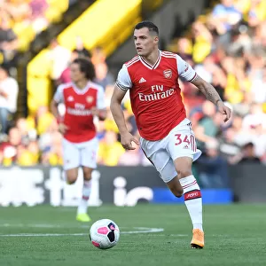 Granit Xhaka's Brilliant Midfield Performance: Arsenal Triumphs Over Watford (2019-20)