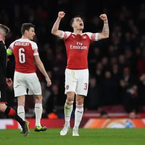 Granit Xhaka's Emotional Celebration: Arsenal Clinch Europa League Victory over Stade Rennais